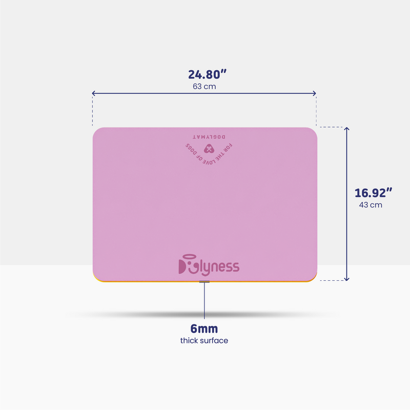 Doglymat™ Pawfect Pink | Sustainable Dog Grooming Table Mat