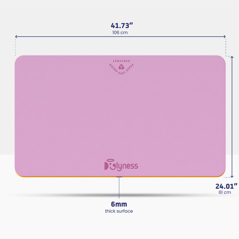 Doglymat™ Pawfect Pink | Sustainable Dog Grooming Table Mat